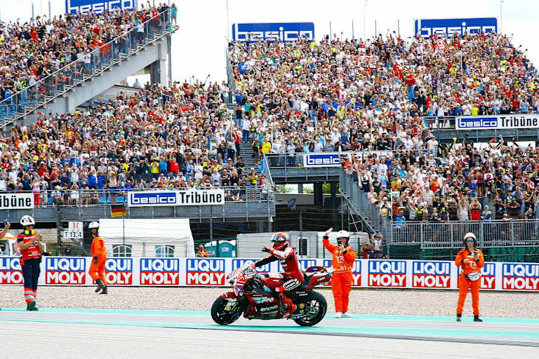 Auch im Großen Preis von Deutschland ganz vorne: Marc Marquez