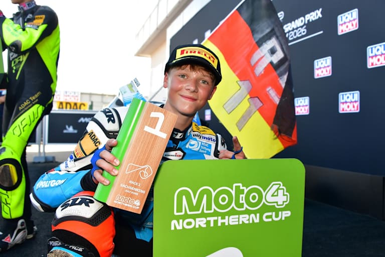 Moto4-Pilot Robin Siegert: Doppelsieg auf dem Sachsenring