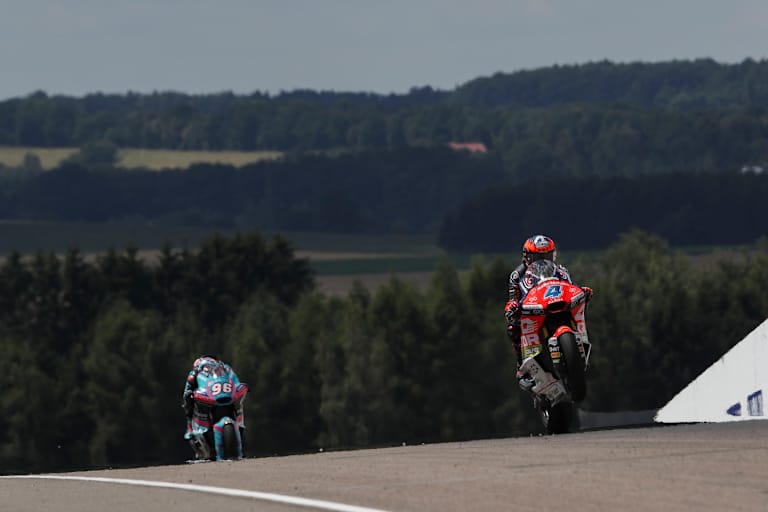 Moto2-Pilot Ivan Ortola war auf dem Sachsenring nicht zu schlagen