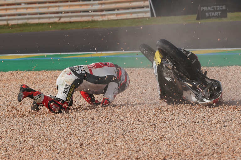 Lehrgeld: Heftiger Abflug beim Brasilien-GP
