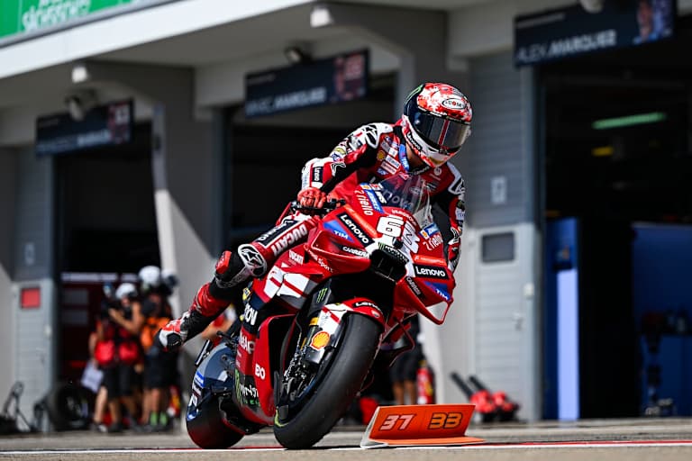 Ducati GP26 mit Doppelweltmeister Pecco Bagnaia