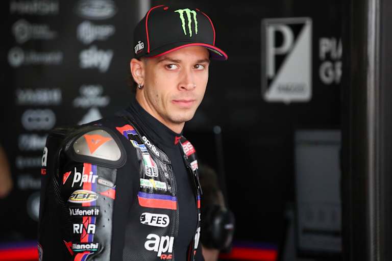Zuletzt fiel der Held des Aprilia-Projekts: Marco Bezzecchi