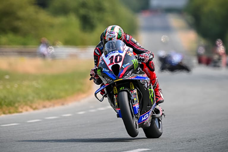 Beim letzten Superbike-Rennen in Chimay gab es Platz 3 für Peter Hickman 