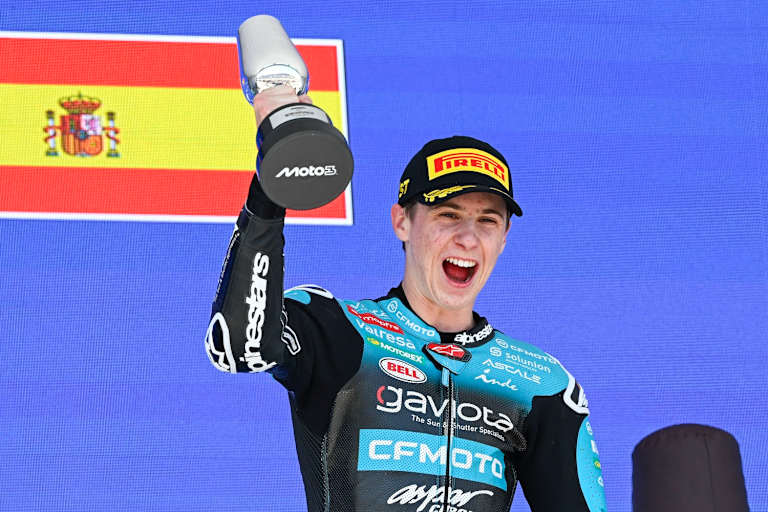 Maximo Quiles holte 2026 bereits sechs Moto3-Siege