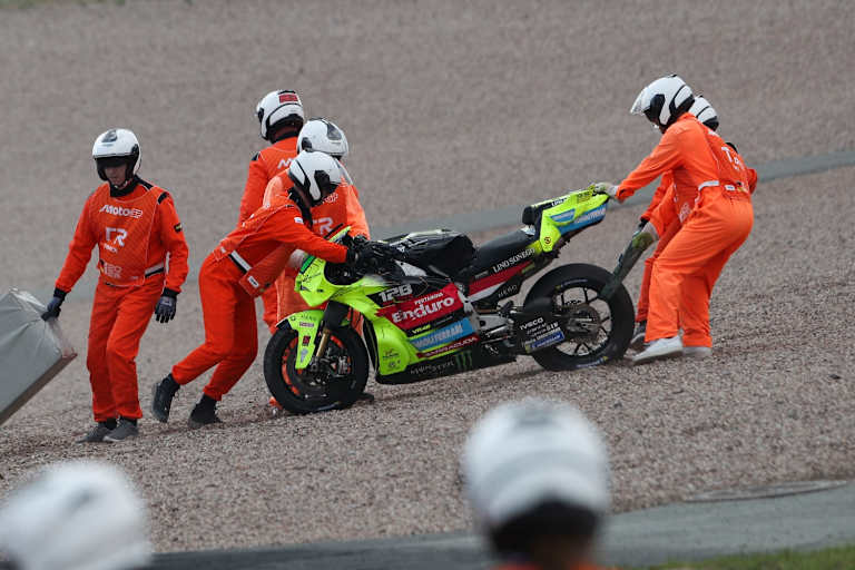 2026 ging Morbidelli bislang 13-mal zu Boden