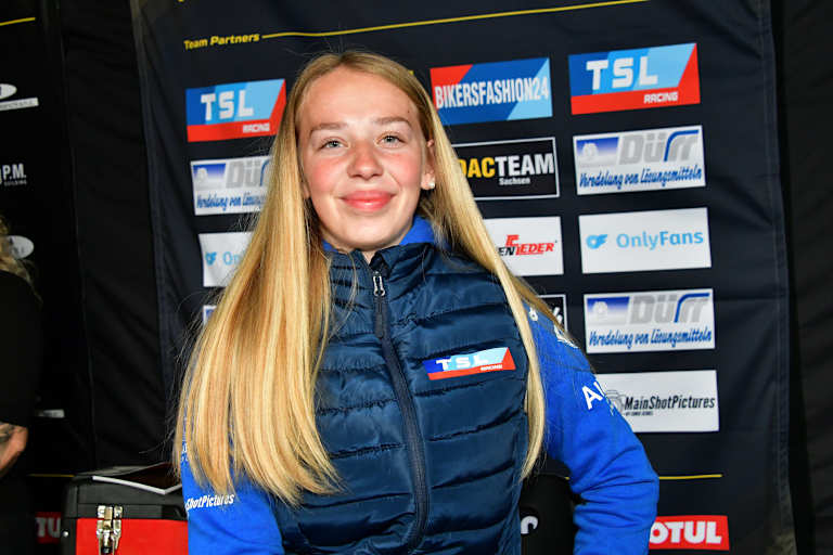 Lucy Michel ist dieses Jahr noch nicht viel Motorrad gefahren