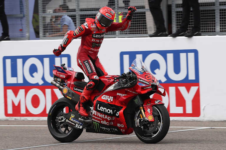 Keine Fragen, nur Antworten: Marc Marquez dominierte auf dem Sachsenring