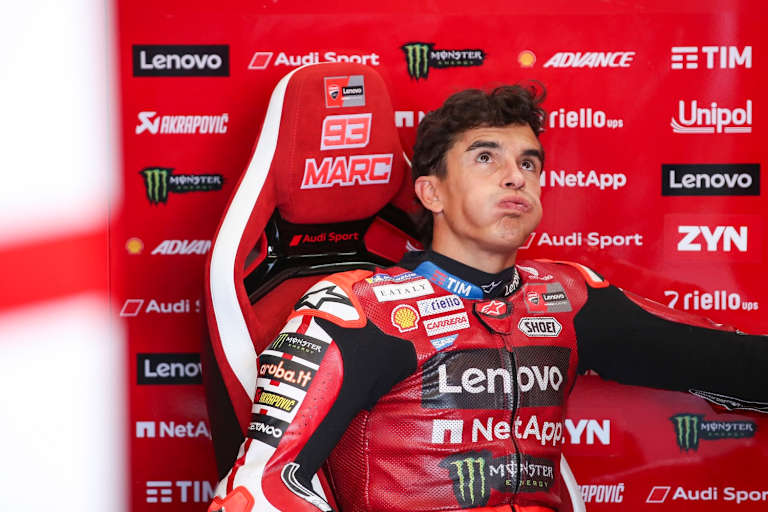 Atemübung: Rückschlag auf der Insel für Weltmeister Marc Marquez