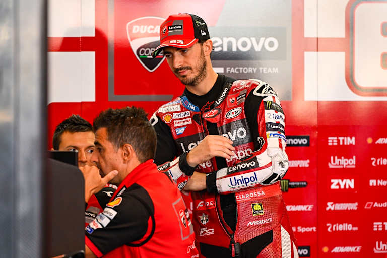 Vollausfall in England: Pecco Bagnaia