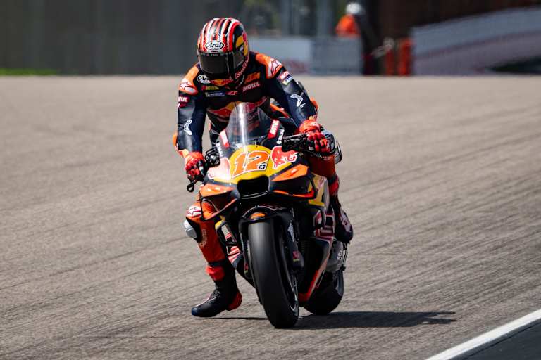 Maverick Vinales steuerte die MotoGP-KTM zuletzt auf dem Sachsenring
