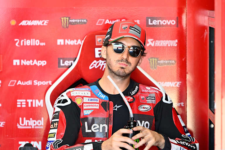 Der Aragon-Sprint war für Ducati-Werksfahrer Bagnaia eine Nullnummer