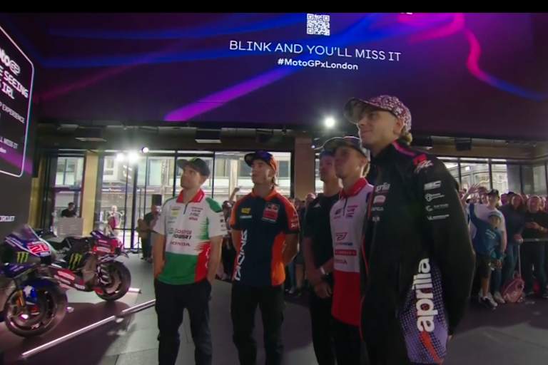 MotoGP-Showtime im Londoner Outernet