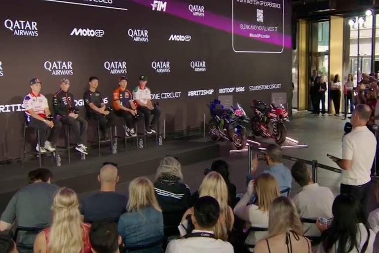 DIe Auftaktpressekonferenz zum britischen-GP fand in London statt
