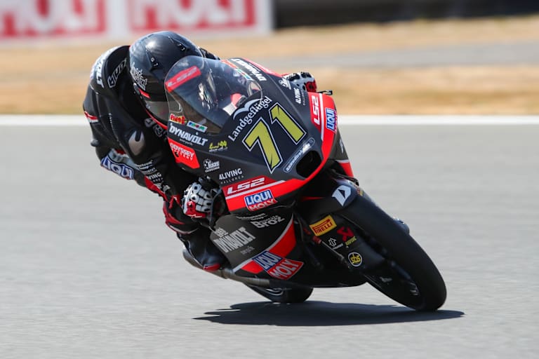 David Gonzalez sitzt auch in Misano auf der Moto3-KTM von Intact GP