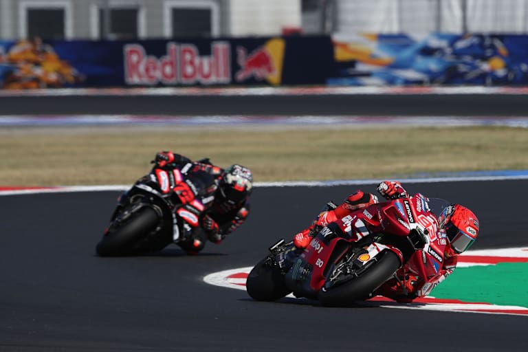 Marc Marquez kontrollierte Verfolger Marco Bezzecchi