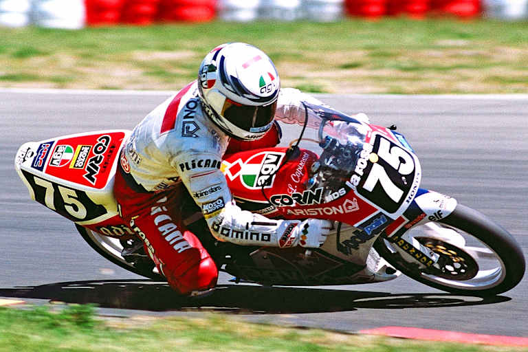 Nürburgring 1990: GP-Novize Loris Capirossi auf der 125er-Honda