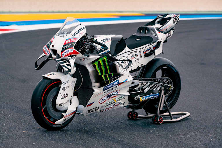 Die MotoGP-Aprilia für den großen Auftritt in Misano
