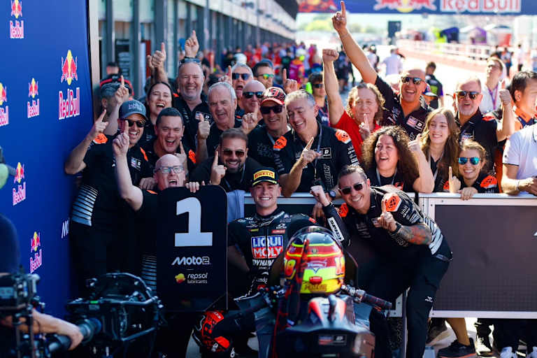 Moto2-Sieger: Intact-GP-Pilot Manuel Gonzalez