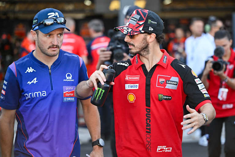 Ex-Teamkollegen: Miller und Bagnaia (Ducati) gingen in Misano zu Boden