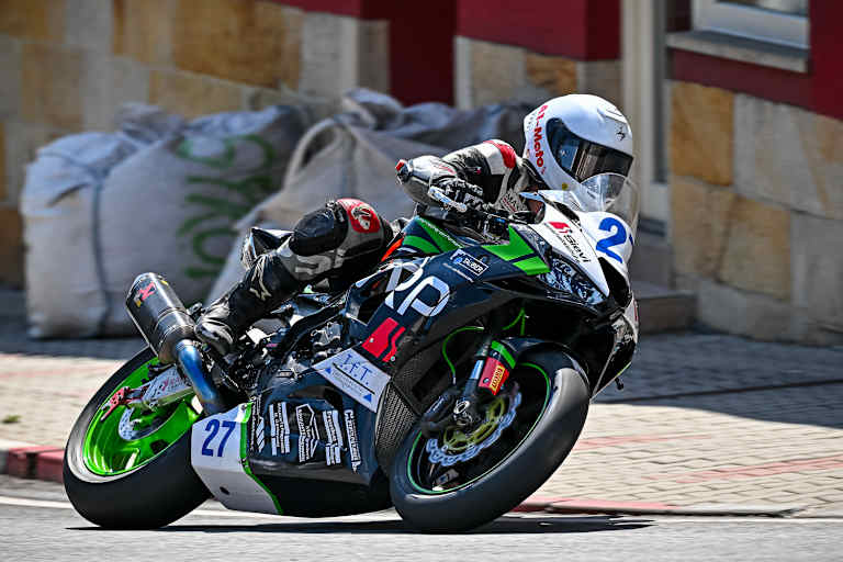 Rico Vetter ist der in der IRRC Supersport bestplatzierte deutsche Fahrer