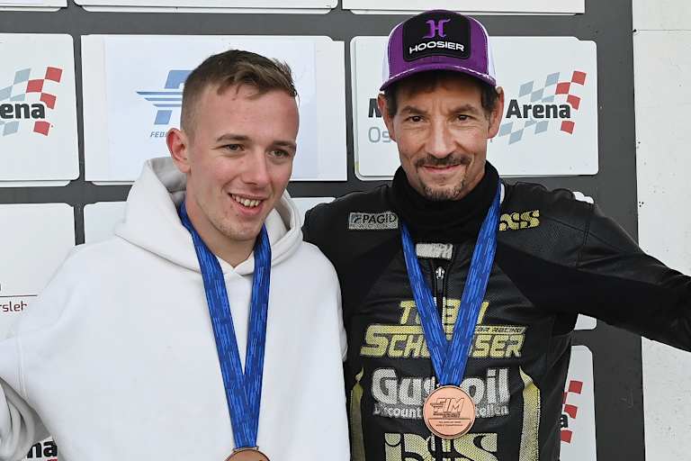 Zweimal Vize-Weltmeister: Luca Schmidt (li.) und Markus Schlosser