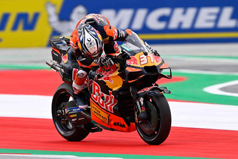 KTM-Frontmann Pedro Acosta führte die Spielberg-Session an