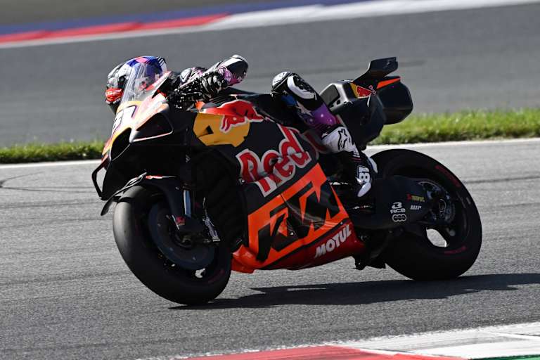 Premiere: Senna Agius auf der MotoGP-KTM