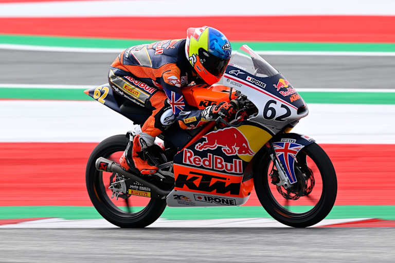 Das Red Bull Rookies Cup-Motorrad ist noch ein filligraner Moto3-Ableger