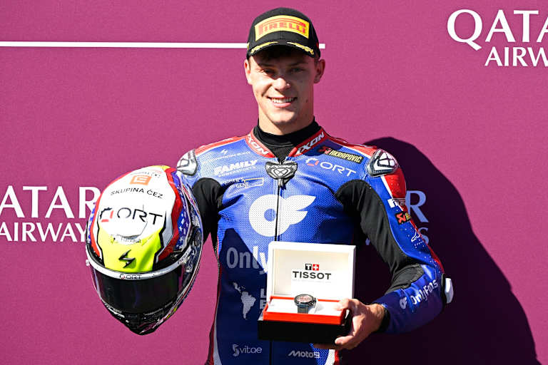 Beim Österreich-GP hatte sich Salac die Pole-Position erkämpft