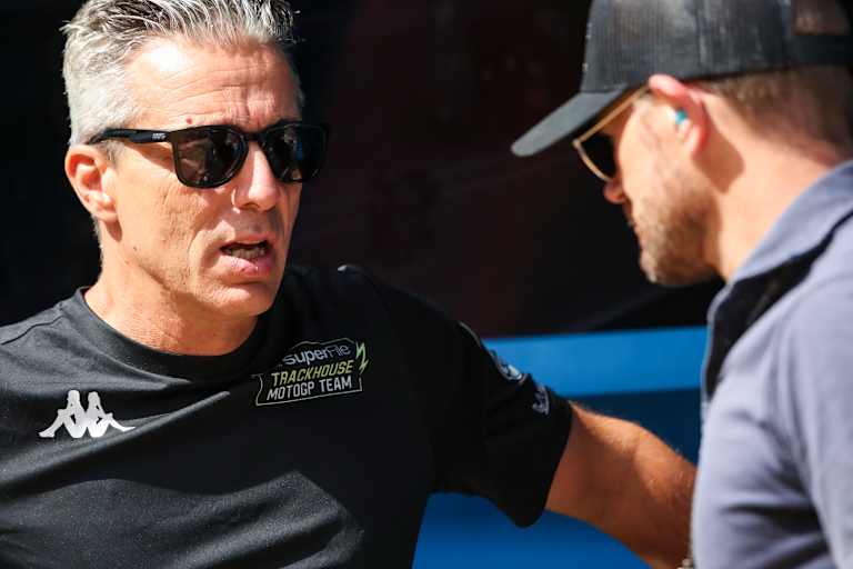 Guidotti mit Trackhouse-Racing-Teaminhaber Justin Marks