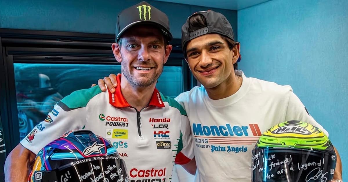 Altmeister-Cal-Crutchlow-und-Balaton-Reizfigur-Jorge-Martin-mit-Helmtausch