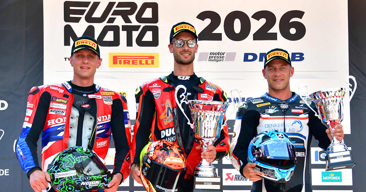 Euro-Moto-Most-Tulovic-Alt-und-Schr-tter-g-nnen-sich-Pokale-und-K-hlung