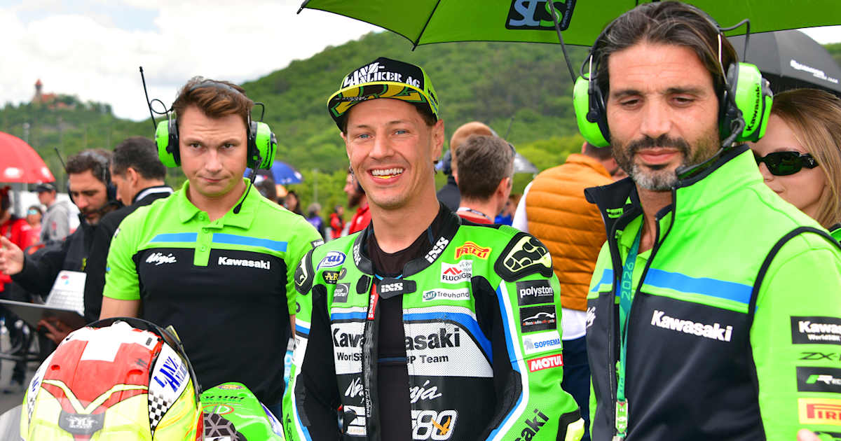 Dominique Aegerter (35) sees promising signs among the next