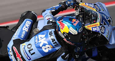 Schadensbegrenzung: Crash und Platz 8 für Alex Marquez
