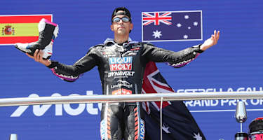 Senna Agius feierte in Jerez den zweiten Moto2-Sieg in Folge