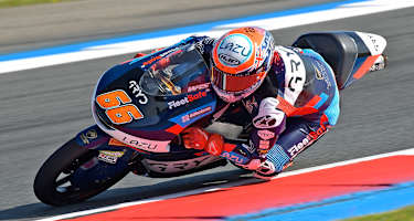 Joel Kelso beendete das Moto3-Zeittraining in Assen auf Platz 1