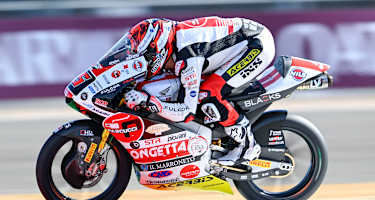 Leo Rammerstorfer auf der Moto3-Honda von SIC58