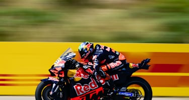 Werksfahrer Brad Binder auf der KTM RC16
