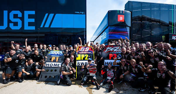 Die Rennen in Silverstone wurden wieder von Aprilia-Piloten dominiert
