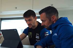 Tim Gajser (li.) mit Riding-Coach Eugene Laverty