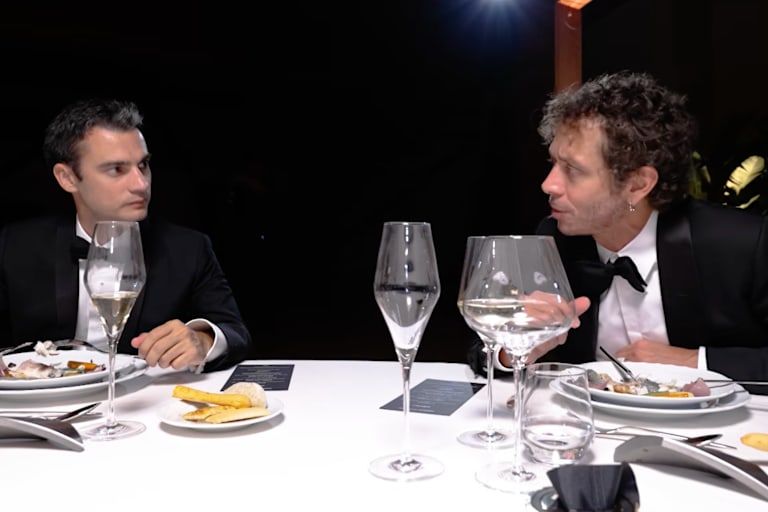 Dani Pedrosa und Valentino Rossi