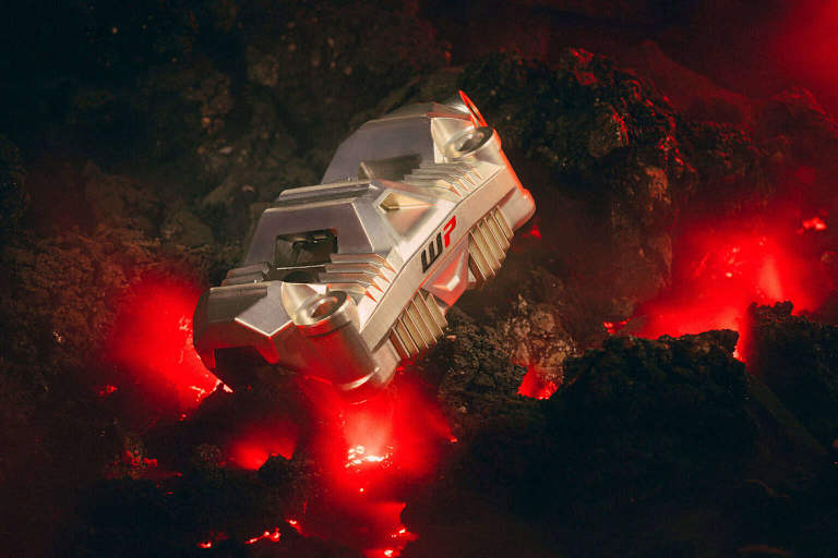 Symbolbild: Nicht mal in glühender Lava überhitzen WP Bremsanlagen