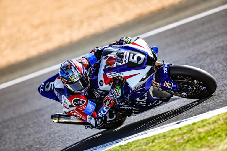 F.C.C. TSR Honda notierte die schnellste Rennrunde