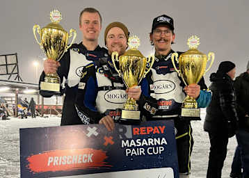 Das Sieger-Trio (v.l.): Leon Kramer, Martin Haarahiltunen und Filip Jäger