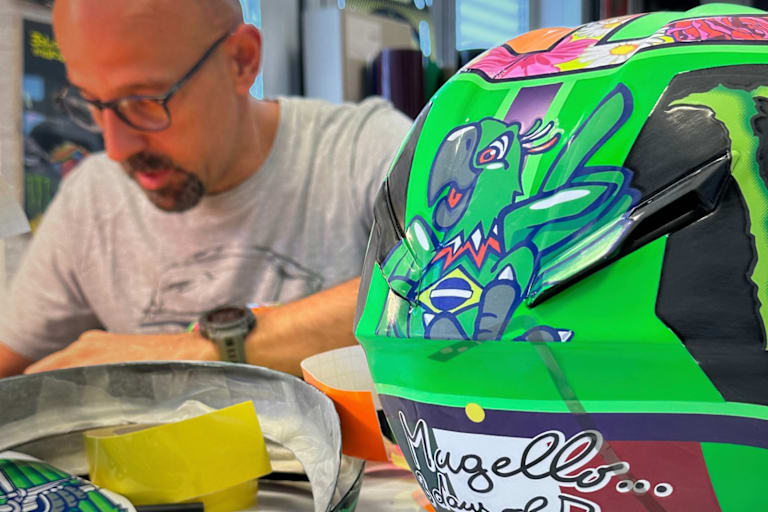 MotoGP-Helm von Franco Morbidelli