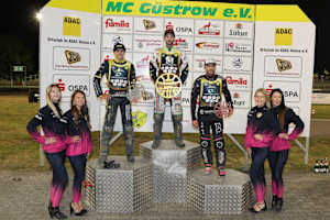 Die Top-3 (v.l.): Haupt, Grobauer und Huckenbeck
