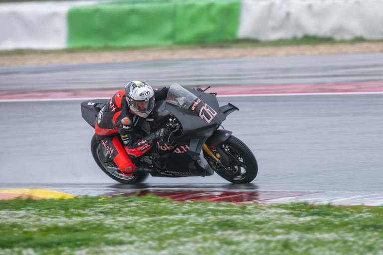 Nicolo Bulega lag am Nachmittag vorn