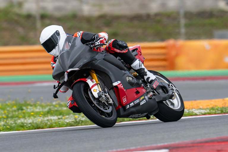 Tommy Bridewell auf der Werks-Ducati