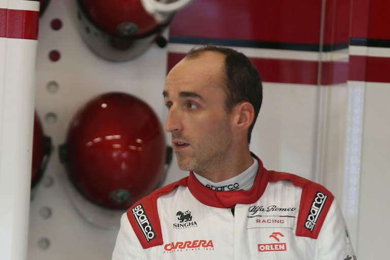 Robert Kubica 2020 als Fahrer bei Alfa Romeo (Sauber)