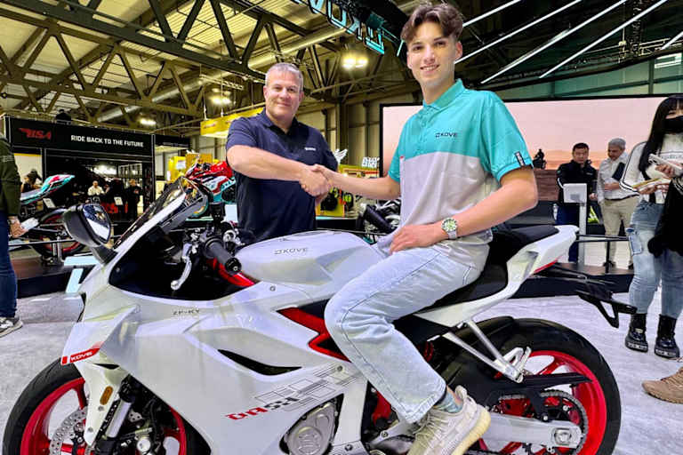 Phillip Tonn auf der Kove 450 RR: Bislang ohne Homologation